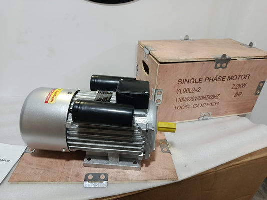 MOTORES INDUCCIÓN ELÉCTRICOS MONOFÁSICO 3 HP ALTA 100 % COBRE