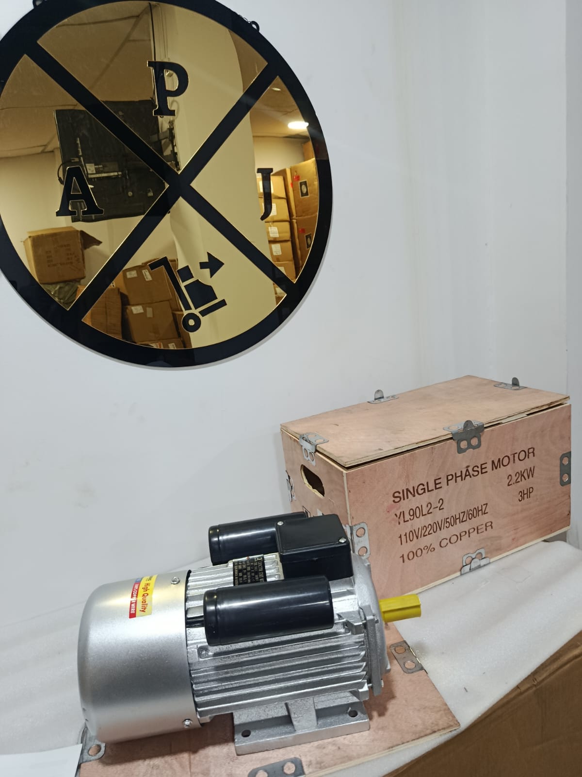 MOTORES INDUCCIÓN ELÉCTRICOS MONOFÁSICO 3 HP ALTA 100 % COBRE