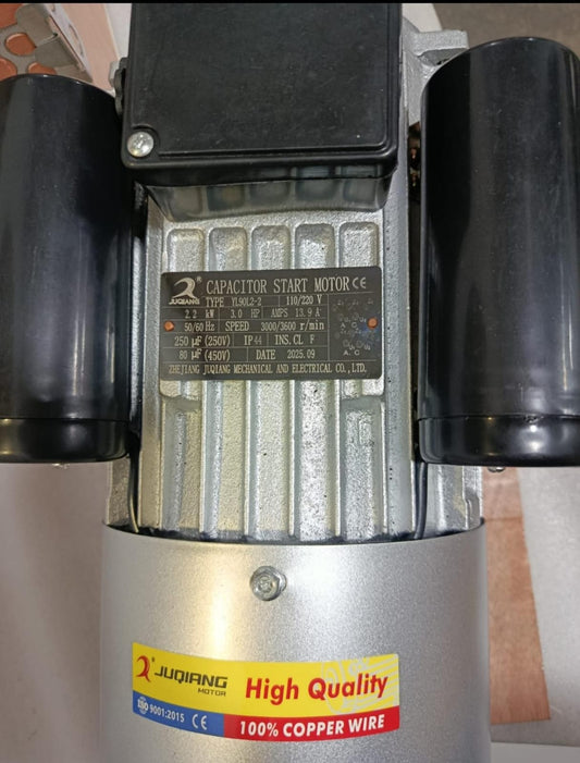 MOTORES INDUCCIÓN ELÉCTRICOS MONOFÁSICO 3 HP ALTA 100 % COBRE