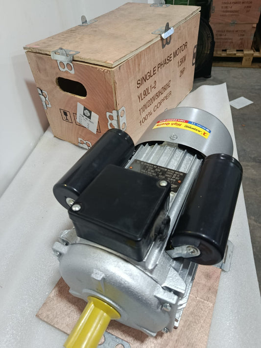 MOTORES INDUCCIÓN ELÉCTRICOS MONOFÁSICO  2 HP EN ALTA 100% COBRE