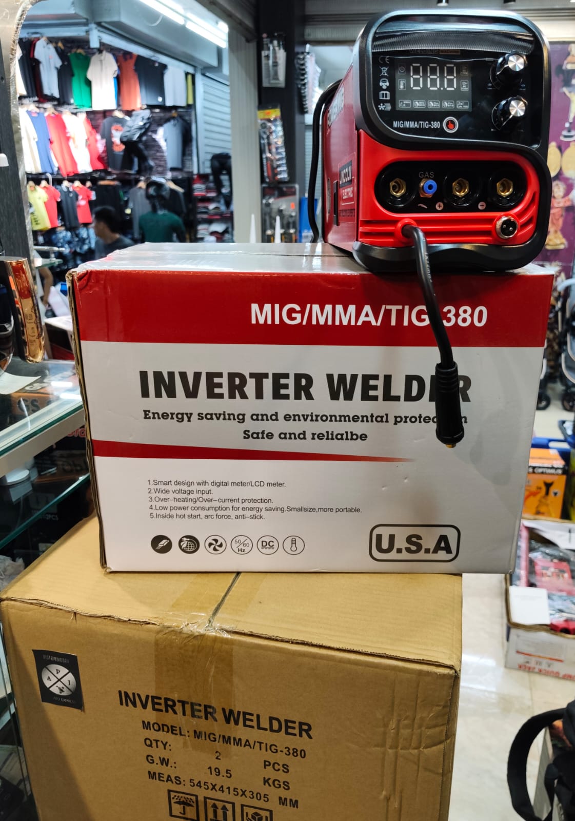 SOLDADORA INVERTER 3 EN 1 🔥 MIG / MMA / TIG 380AMP DIGITAL
