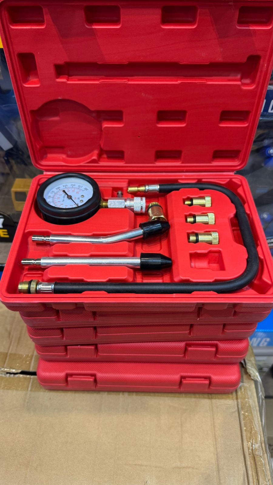 KIT MEDIDOR DE COMPRESIÓN PARA MOTOR