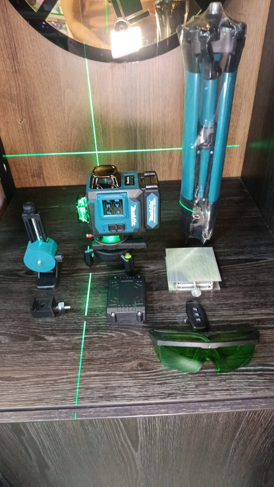 Nivel Láser Verde 4D 360° MAKITA M16X FUEL 16X  Con Control
