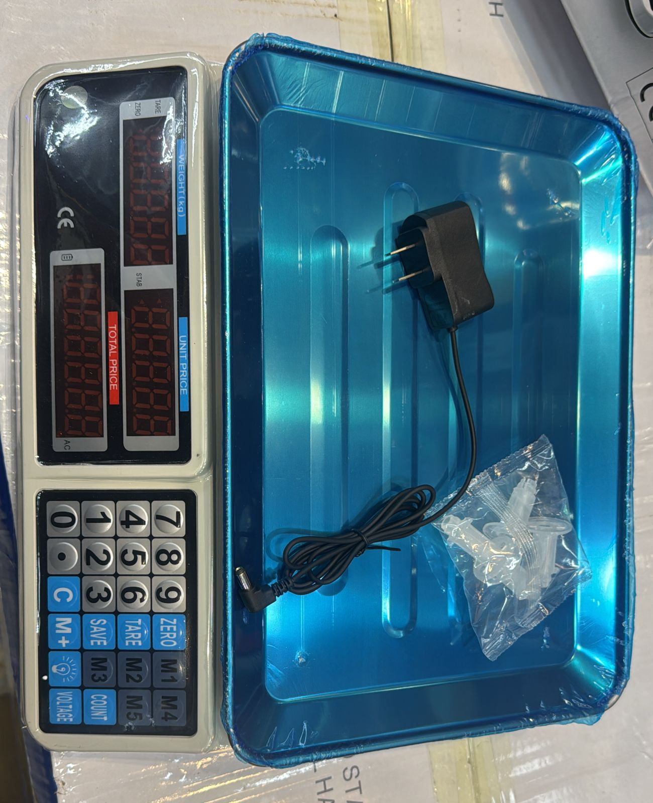⚖️ BASCULA  DIGITAL  COMERCIAL  ACS 40 kg INALAMBRICA