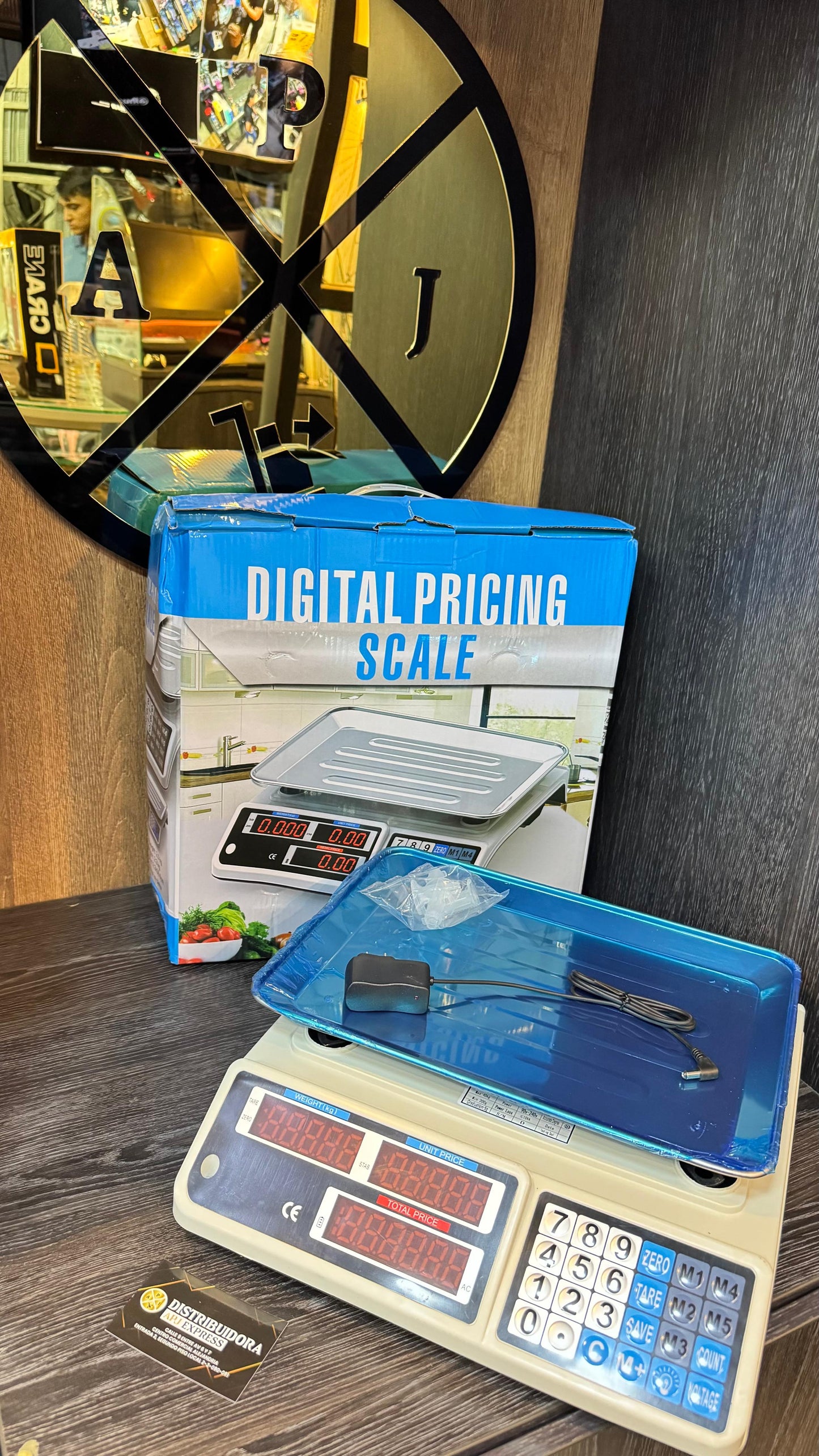 ⚖️ BASCULA  DIGITAL  COMERCIAL  ACS 40 kg INALAMBRICA
