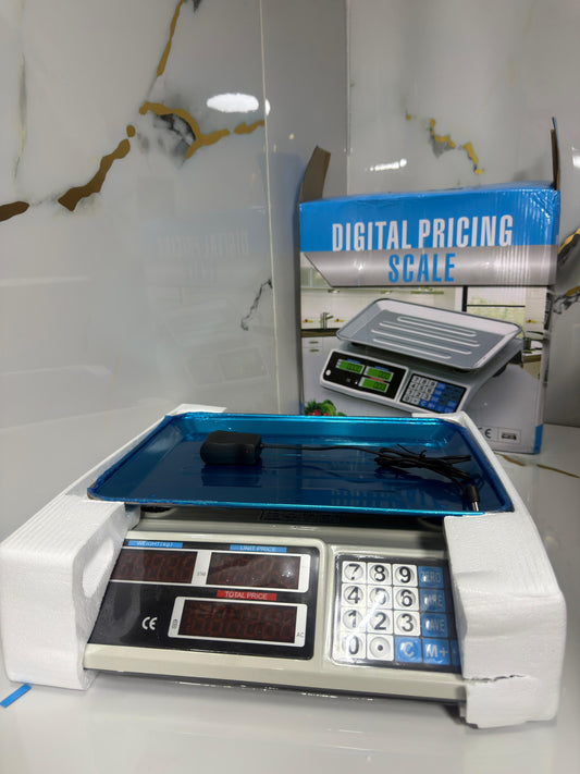 ⚖️ BASCULA  DIGITAL  COMERCIAL  ACS 40 kg INALAMBRICA