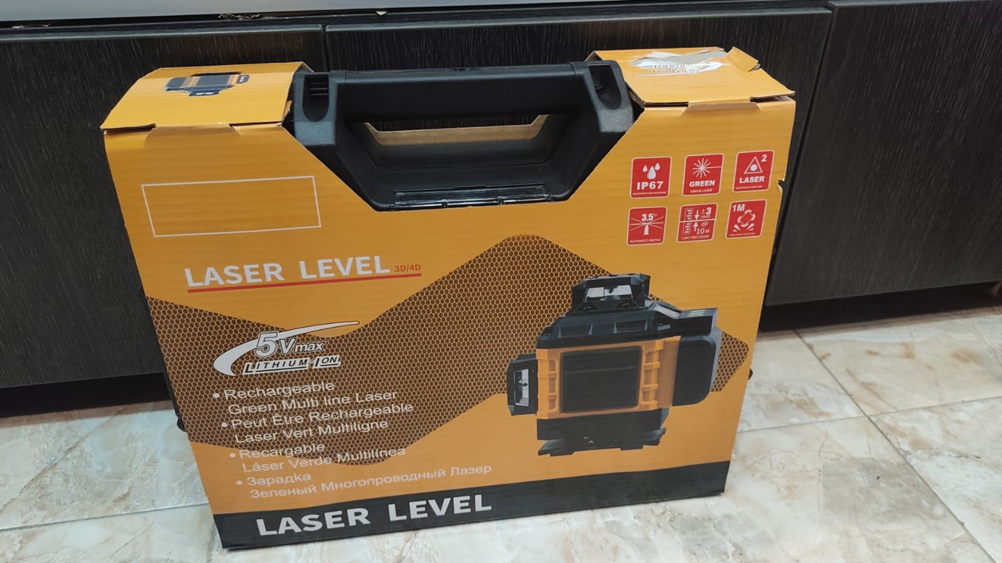 Nivel Láser Verde 4D 360° DeWALL M16X FUEL 16X  Con Control