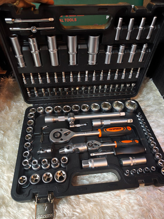 JUEGO DE DADOS PROFESIONAL 108 PIEZAS RXFORCE 🔧