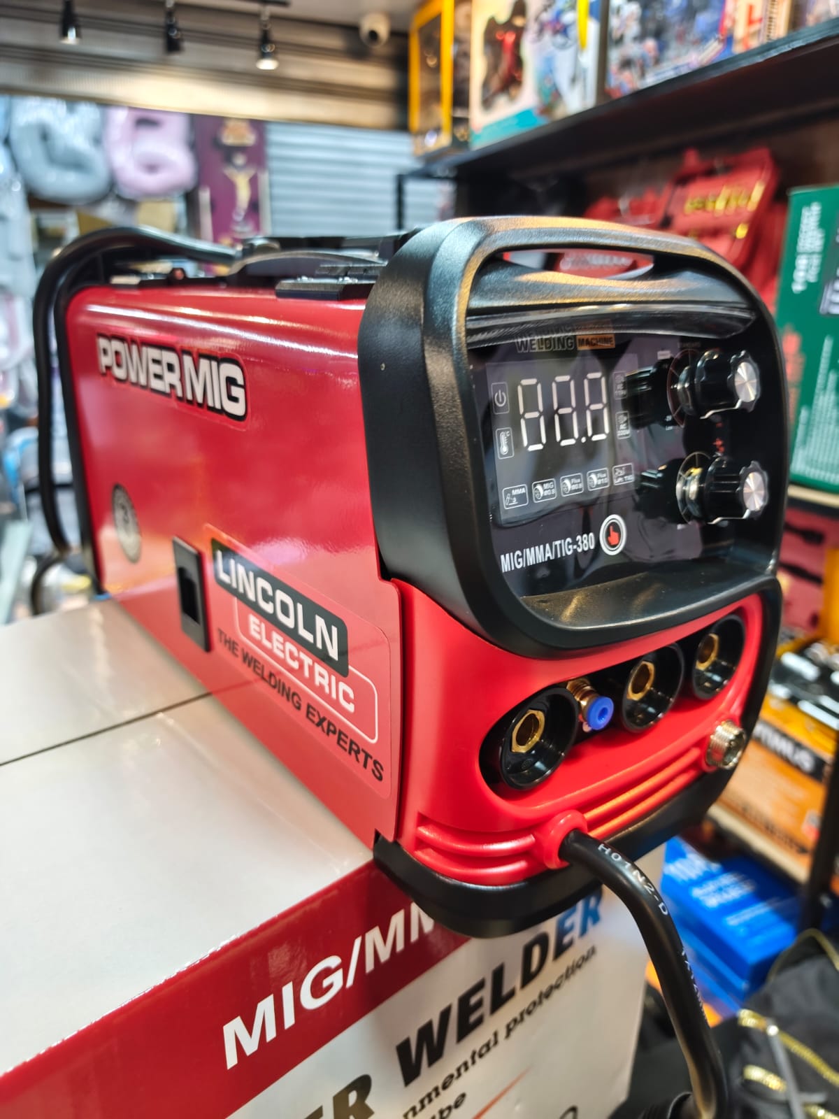 SOLDADORA INVERTER 3 EN 1 🔥 MIG / MMA / TIG 380AMP DIGITAL